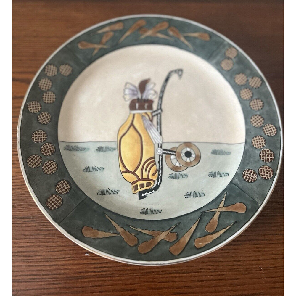 A Quality Product By Oreintal Accent Golf Plate